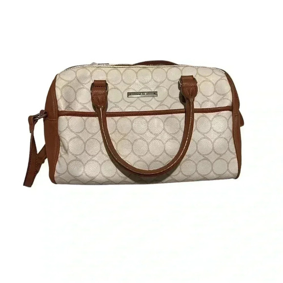 Nine West Handbags - Nine West crossbody bag womens purse brown cream tan handbag